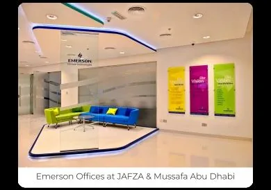 Emerson Offices at JAFZA and Mussafah, Abu Dhabi project image