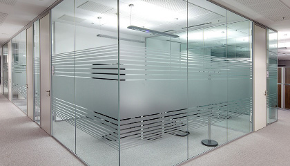 Glass Partition Installation